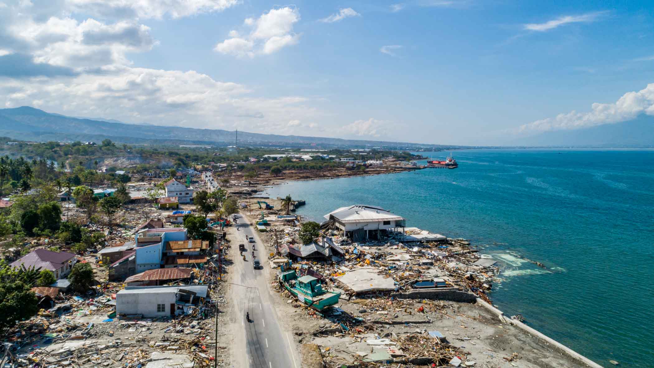 The Mamboro Village in Palu is most damage location in Sulawesi earthquake and tsunami 2018